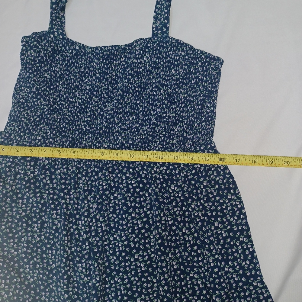 DAKOTOO women 2XL Blue Floral Women's Jumpsuit - Picture 11 of 16